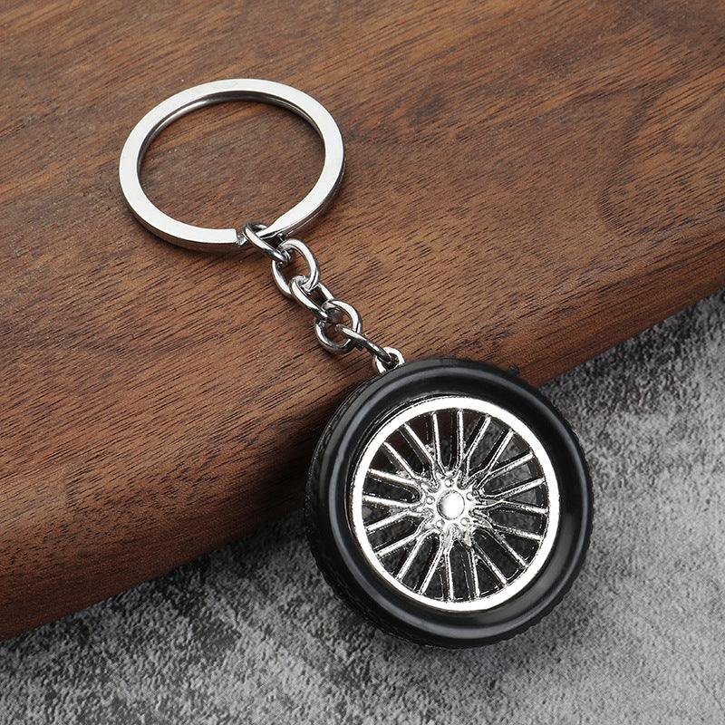 Wholesale Soft Rubber Tire Keychain